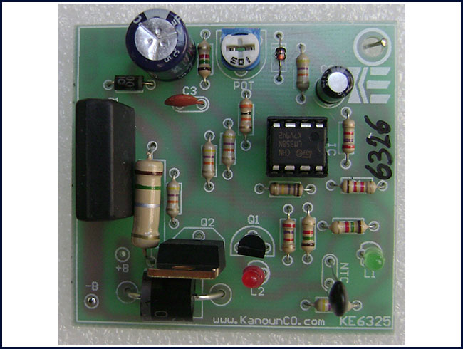 کیت شارژر اتوماتیک 24 ولت مجهز به کنترل حرارت باطری مدل 6326