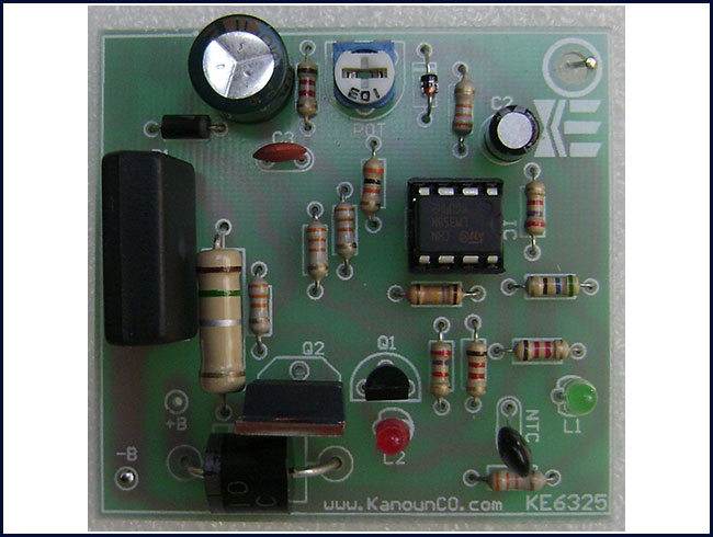 کیت شارژر اتوماتیک 5 ولت مجهز به کنترل حرارت باطری مدل 6328